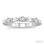 Stackable Baguette Diamond Wedding Band