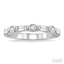 Stackable Baguette Diamond Wedding Band