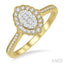 Oval Shape Halo Lovebright Diamond Ring