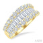 Baguette Diamond Fashion Band