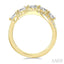 Pear Shape 5 Stone Criss Cross Diamond Fashion Ring