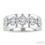 Oval Shape 5 Stone Diamond Fashion Band