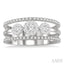 Round Shape Past Present & Future Lovebright Diamond Ring