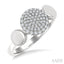 Pave-Set Round Shape Diamond Fashion Ring