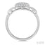 Pave-Set Round Shape Diamond Fashion Ring