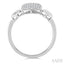 Pave-Set Cushion Shape Diamond Fashion Ring