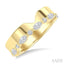 V-Shaped Bold Diamond Fashion Band