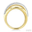 Criss Cross Bold Diamond Fashion Band