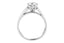 Round Diamond Wide Band Engagement Ring