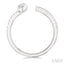 Oval Shape Diamond Fashion Open Ring