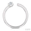 Pear Shape Diamond Fashion Open Ring