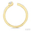 Oval Shape Diamond Fashion Open Ring