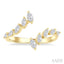 Marquise Shape Diamond Fashion Open Ring