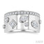 Mixed Shape Diamond Fashion Wide Band