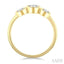 Oval Shape 3 Stone Diamond Fashion Ring