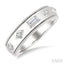 Mixed Shape Bezel Set Diamond Fashion Band