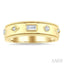 Mixed Shape Bezel Set Diamond Fashion Band