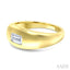 Aeris Gold Emerald Shape East-West Diamond Fashion Ring