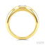 Aeris Gold Emerald Shape East-West Diamond Fashion Ring