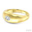Aeris Gold Oval Shape East-West Diamond Fashion Ring