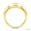 Aeris Gold Oval Shape East-West Diamond Fashion Ring