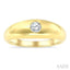 Aeris Gold Round Shape Diamond Fashion Ring