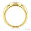 Aeris Gold Round Shape Diamond Fashion Ring