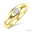 Aeris Gold Oval Shape East-West Diamond Fashion Ring