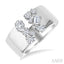 Bold Mixed Shape Diamond Fashion Open Band