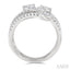 Pear Shape Diamond Fashion Open Ring