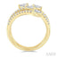 Pear Shape Diamond Fashion Open Ring