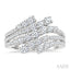 Bypass Diamond Fashion Ring