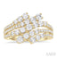 Bypass Diamond Fashion Ring