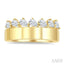 Pear Shape Diamond Fashion Wide Band