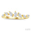 Marquise Shape Scatter Diamond Fashion Band