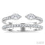 Marquise Shape Diamond Layered Fashion Ring
