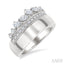 Bold Mixed Shape Diamond Fashion Ring
