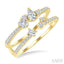 Mixed Shape Diamond Fashion Open Ring