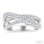 Criss Cross Diamond Fashion Ring