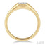 Cushion Shape Lovebright Essential Diamond Signet Ring