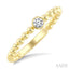 Bead Bezel Diamond Fashion Ring