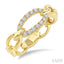 Open Link Diamond Fashion Ring