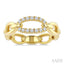 Open Link Diamond Fashion Ring