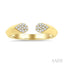 Twin Cluster Diamond Fashion Ring