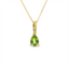 Peridot & Diamond Pendant