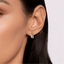 Diamond Huggie Hoop Earrings