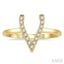 Stackable Wishbone Petite Diamond Fashion Ring
