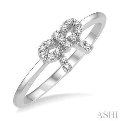Stackable Bow Petite Diamond Fashion Ring
