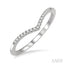 Stackable Chevron Petite Diamond Fashion Band