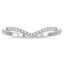 Stackable Chevron Petite Diamond Fashion Band